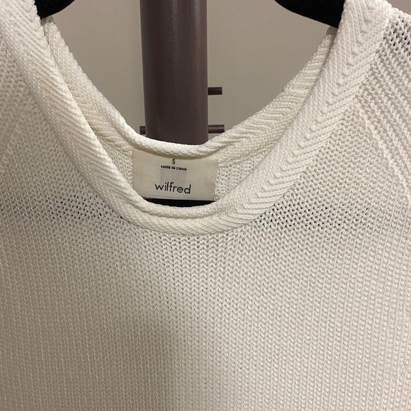 Aritzia Wilfred Sweater Vest Tie Small - Picture 4 of 5